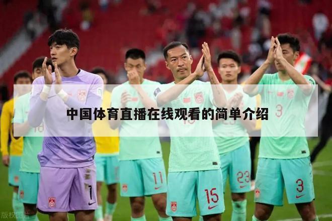 中国体育直播在线观看的简单介绍
